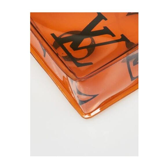 Louis Vuitton Orange LV Monogram PVC Envelope Pouch - Picture 2 of 5